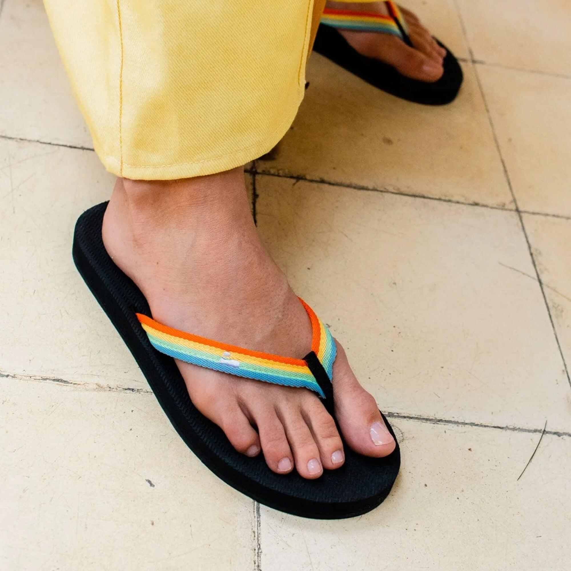 Women's Flip Flops - Easy Living Rainbow 2/7