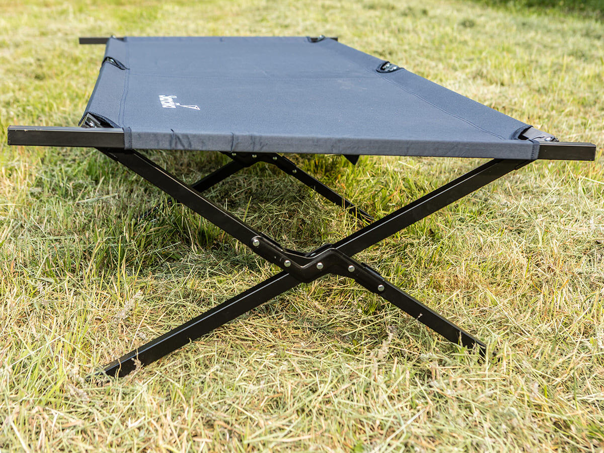 Seconde vie - Lit de Camp Mutenia - lit d'appoint xxl Camping Pliant - 210x75 cm 6/8