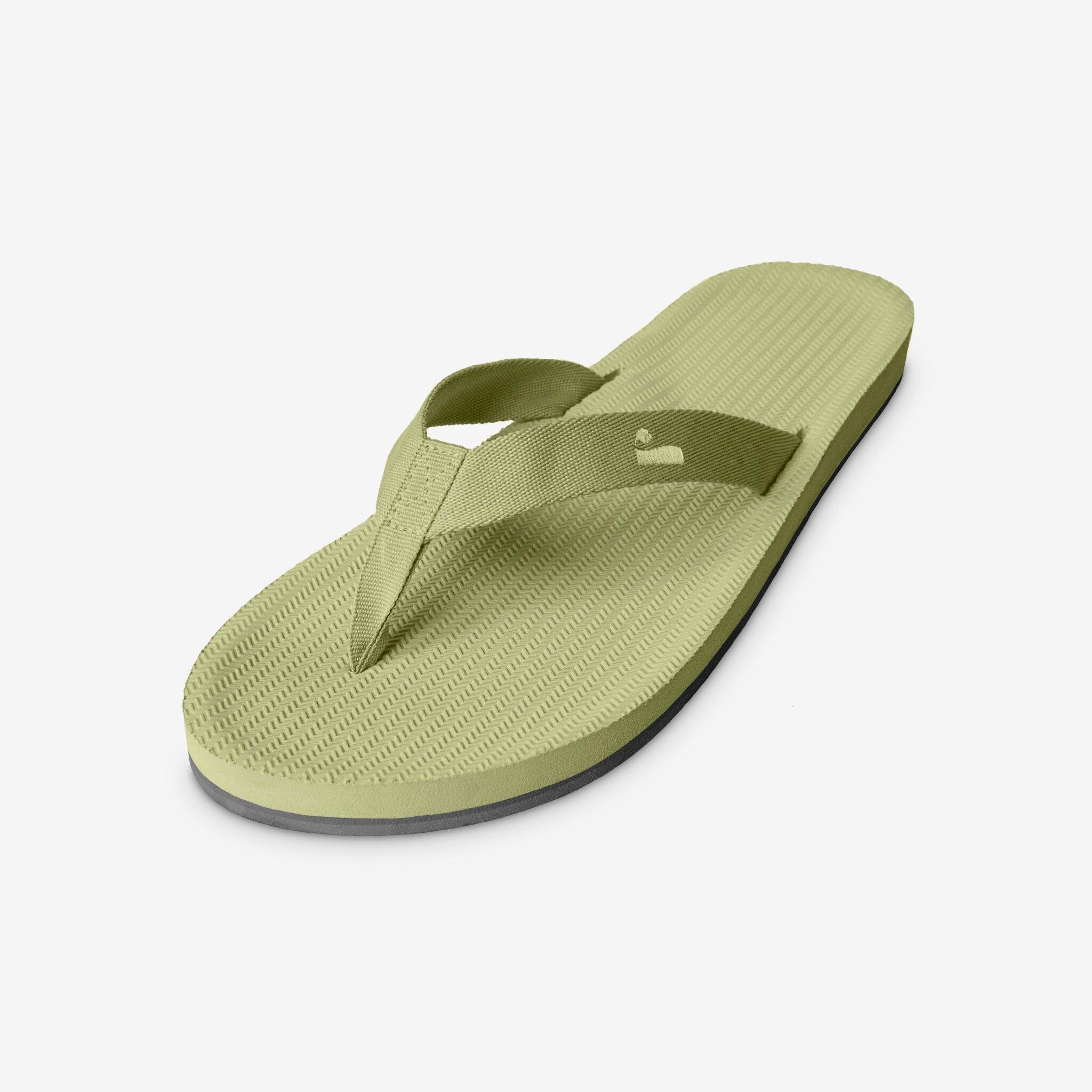 INDOSOLE Dames teenslippers - Easy Living Lite Matcha