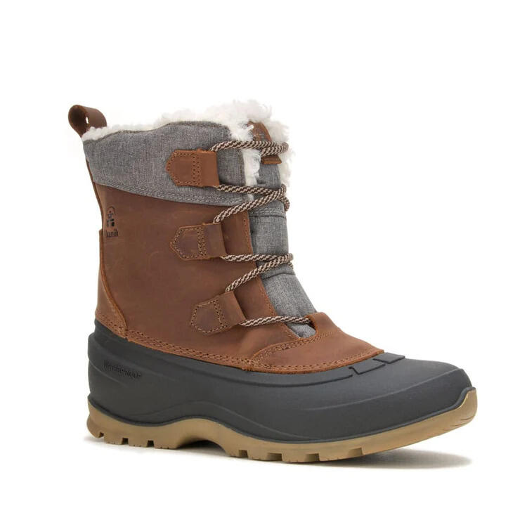 Kamik - Bottes D'Hiver Femme Kamik Snowgem Lo - Bottes De Neige - Marron - Decathlon