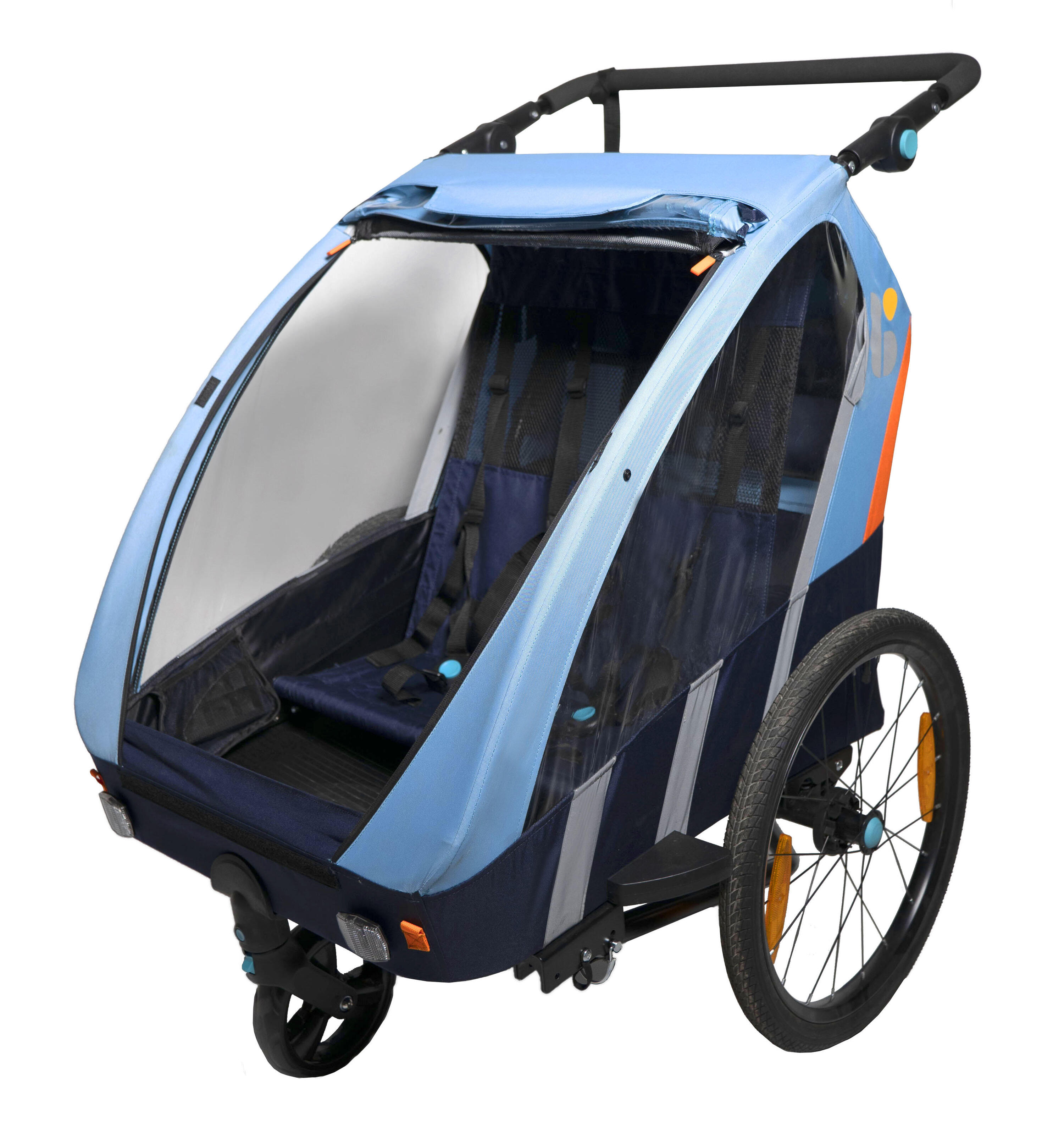 Remorque de vélo + kit poussette Bellelli 2/7