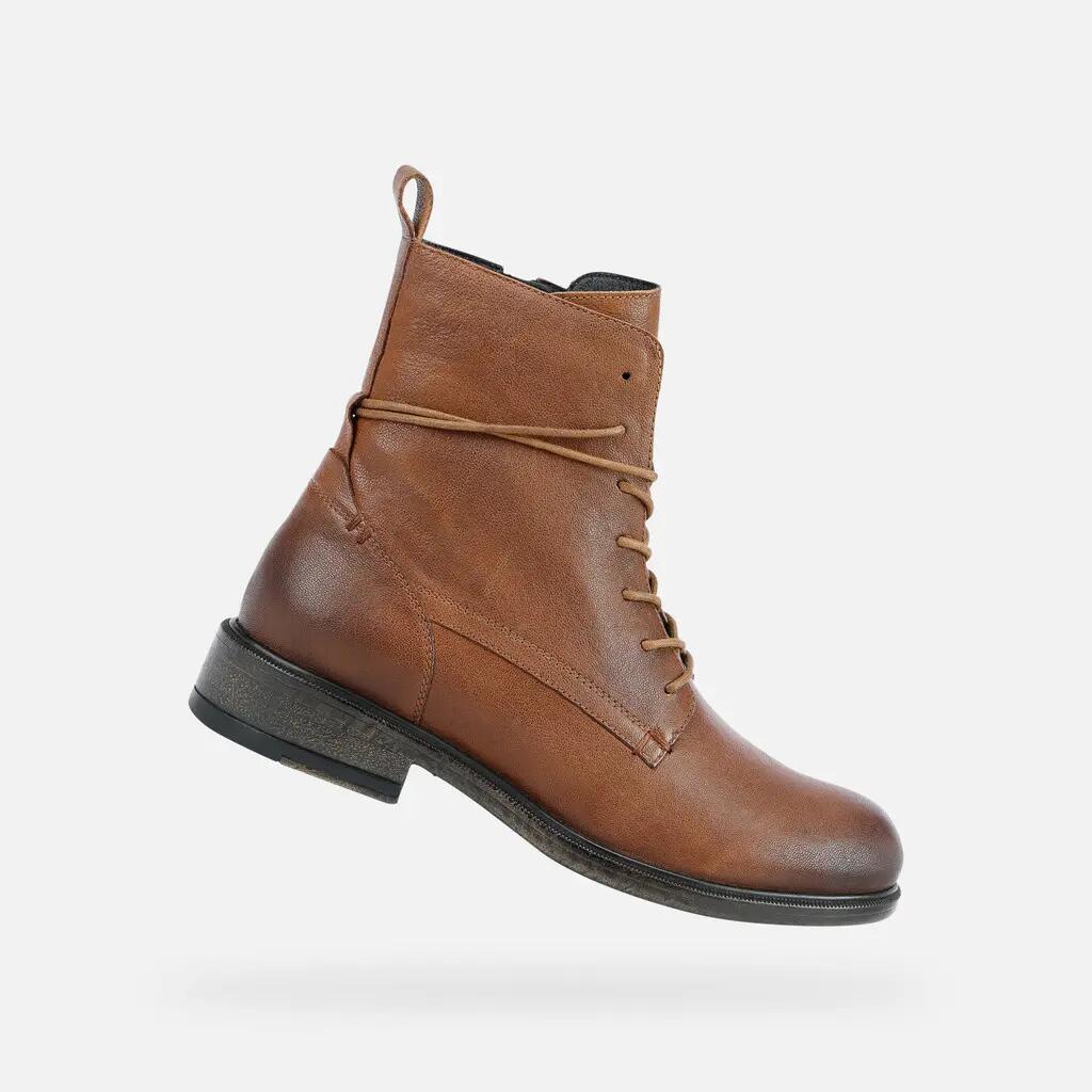Leather boots woman Geox Catria 1/7