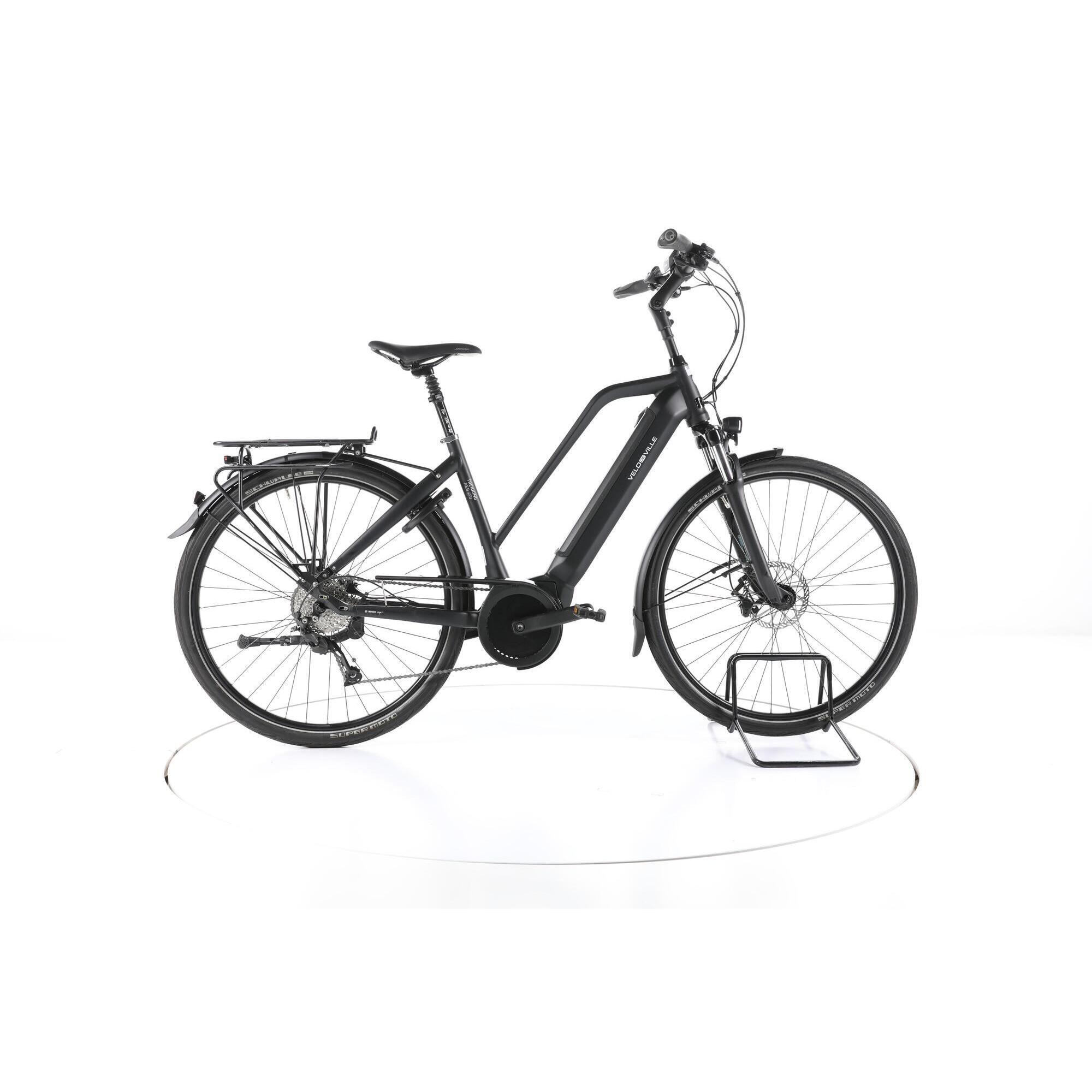Velo De Ville - Reconditionné - Velo De Ville Aeb490 Trekking Vélo Électrique - Très Bon - Vélo De Voyage - Noir - 50 - Decathlon