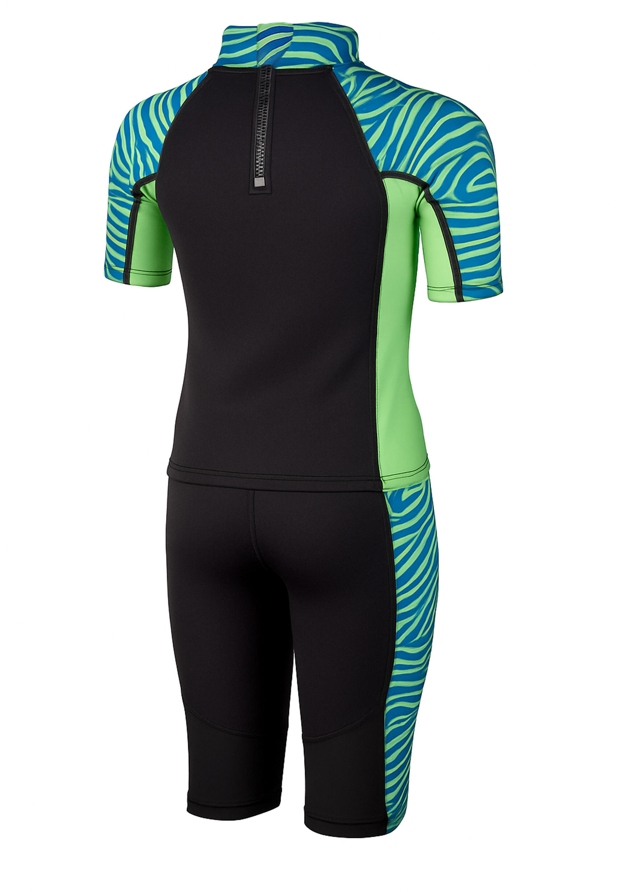 Neoprenanzug Neopren-Shorty BEactive Neopren Twins "Zebra Vibes" 4/5
