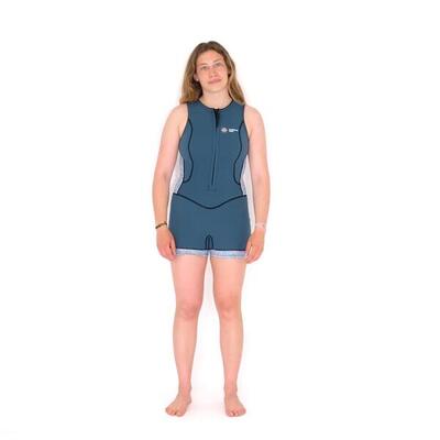 Neopreen pak dames mouwloos voorrits short john ultra stretch 2/2 mm