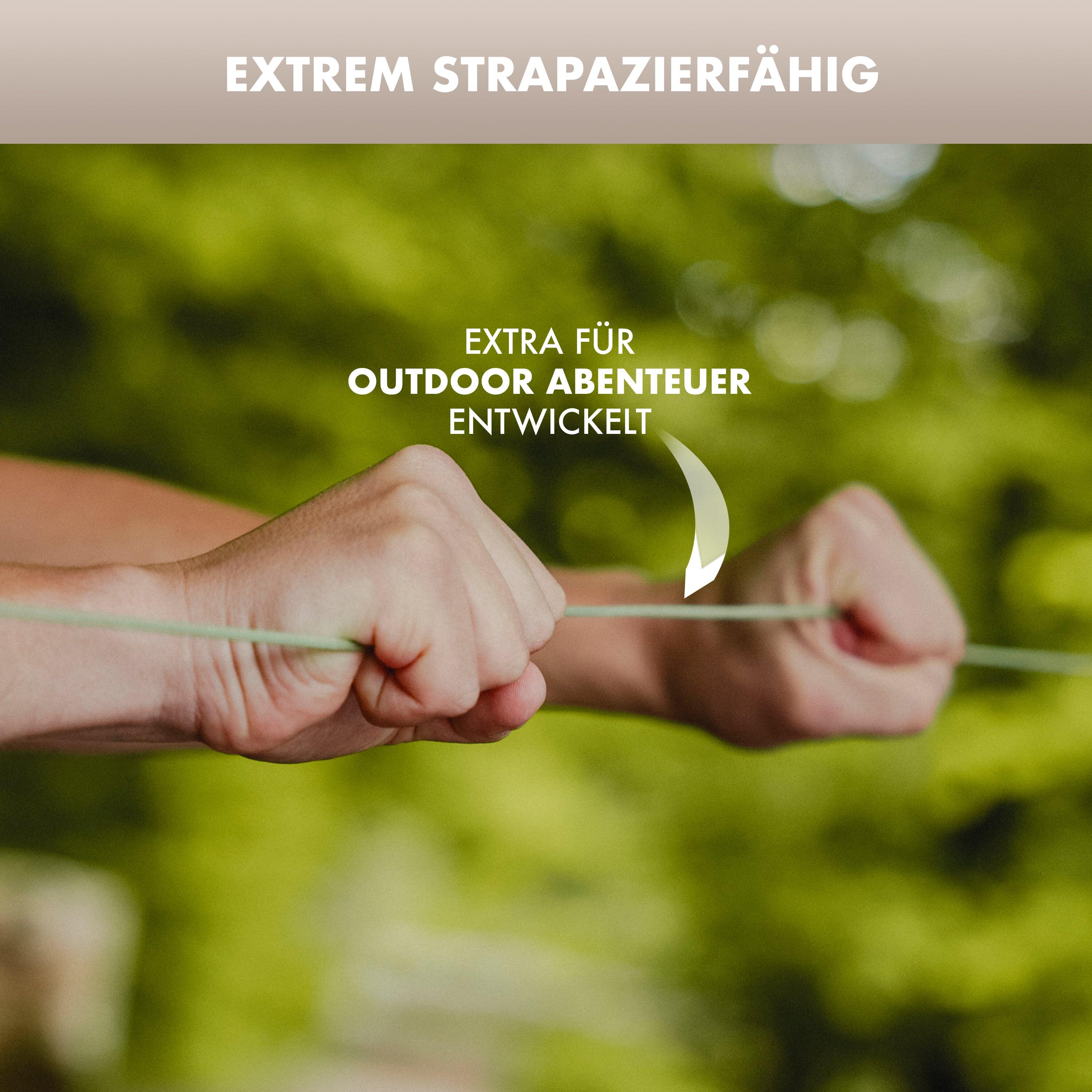 NATURBUMMLER® Wäscheleine ausziehbar [DryLine+] Camping Wäscheleine 10 m 5/6