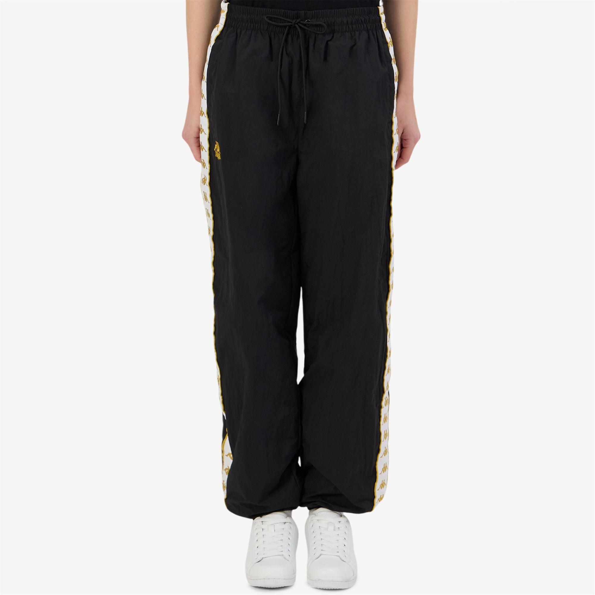 Pantaloni tuta da donna in poliammide nero da streetwear sportivo 4/7