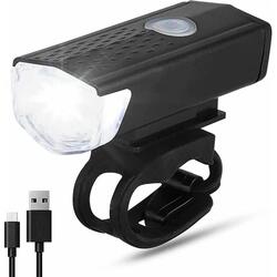 Eclairage de vélo USB Rechargeable - Eclairage avant LED