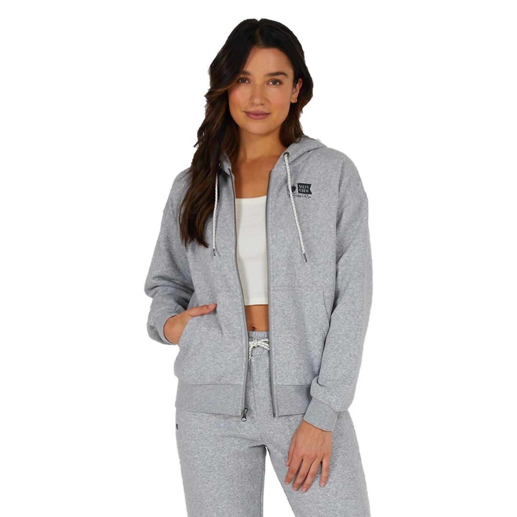 Salty Crew - Alpha 2 Polaire Femme - Polaire - Gris - Decathlon