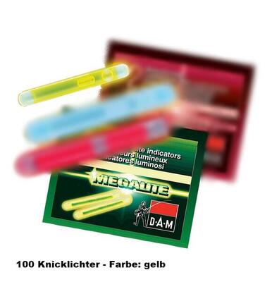 Glowsticks 100 stuks dam chemisch licht geel rood blauw 4,5 x 39mm