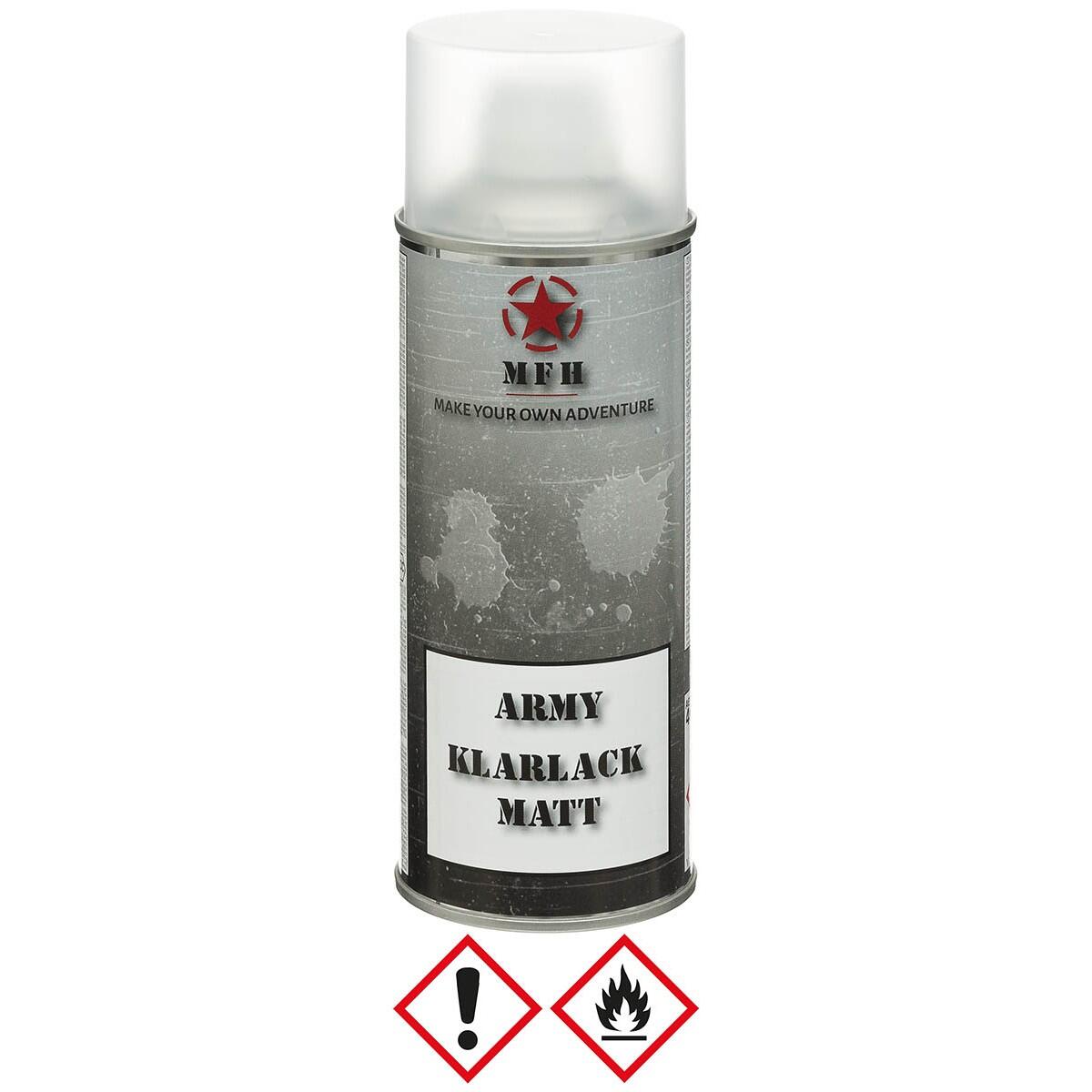 MFH Army Farbspray 400ml klarlack matt 2/2