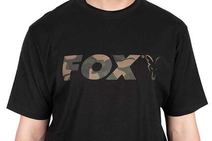Fox Black / Camo Outline T-Shirt Gr.L