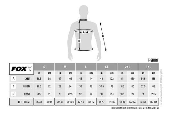 Fox Black / Camo Outline T-Shirt Gr.L
