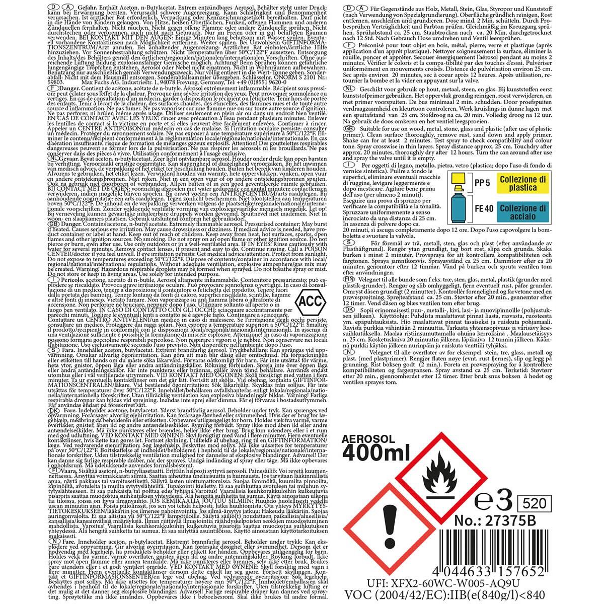 MFH Army Farbspray 400ml Nato grün matt 2/2