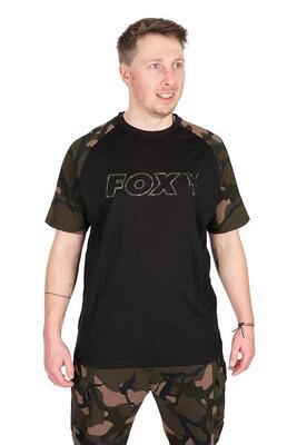 Fox Black / Camo Outline T-Shirt Gr.L