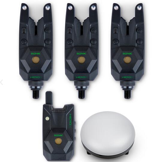 Sonik Herox Bite Alarm Set 3+1+BL(R+G+B) 1/5