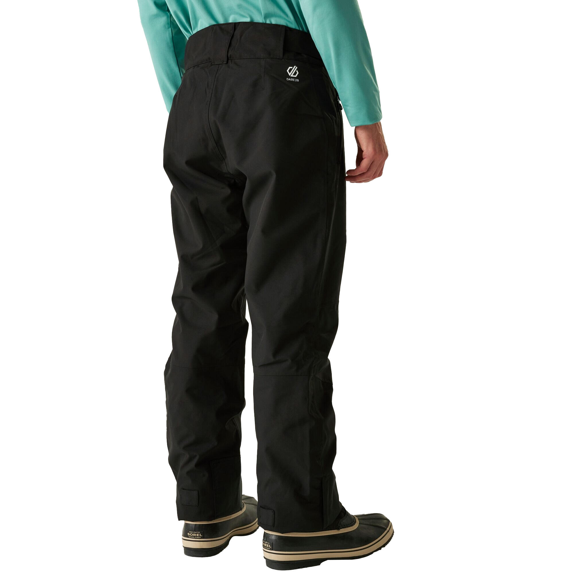 Pantalones de Esquí Achieve de Aislado Impermeable para Hombre Negro 4/5