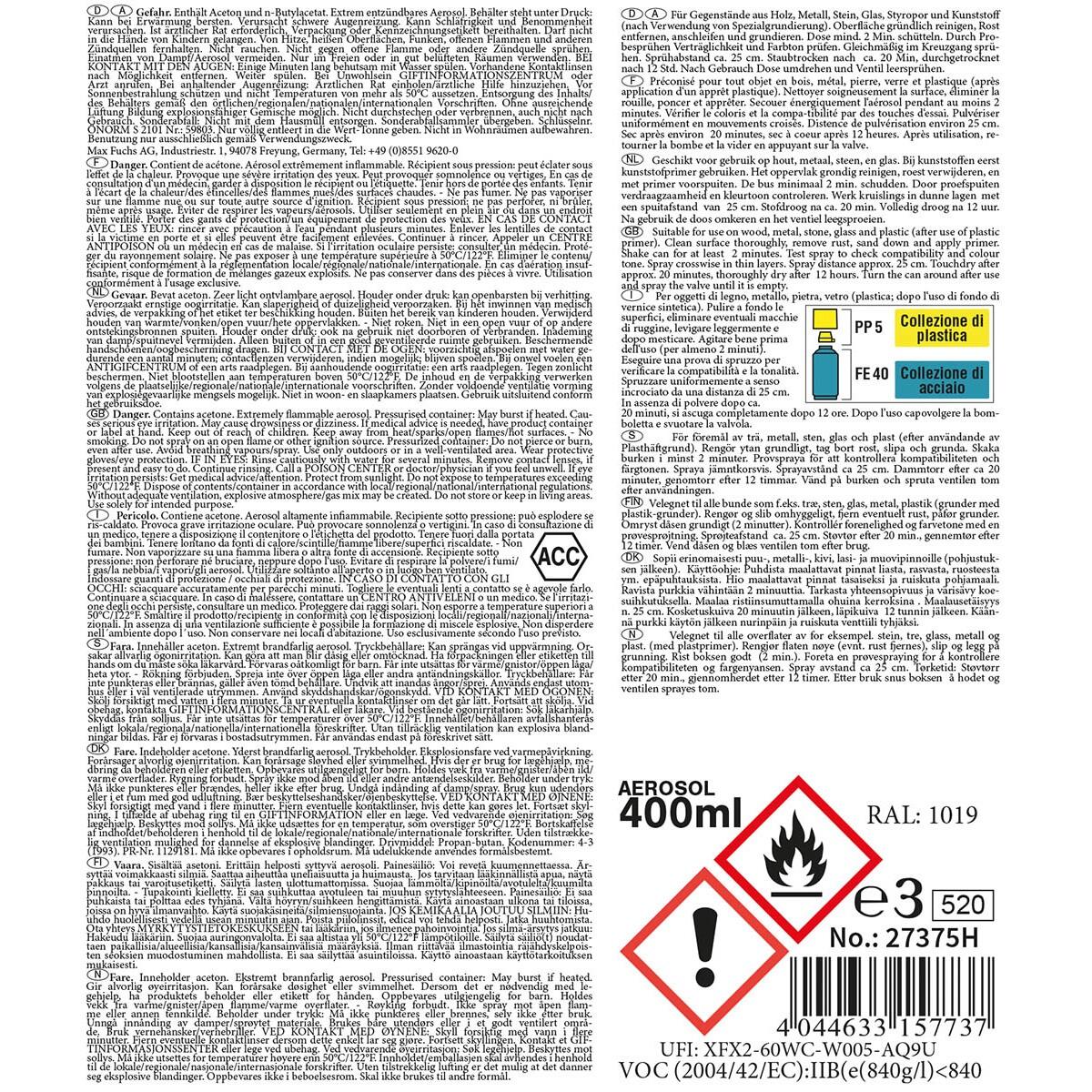 MFH Army Farbspray 400ml Desert matt 2/2