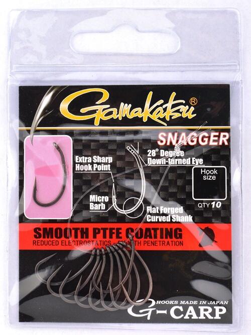 Gamakatsu G-Carp Snagger Hooks Gr.8 1/1