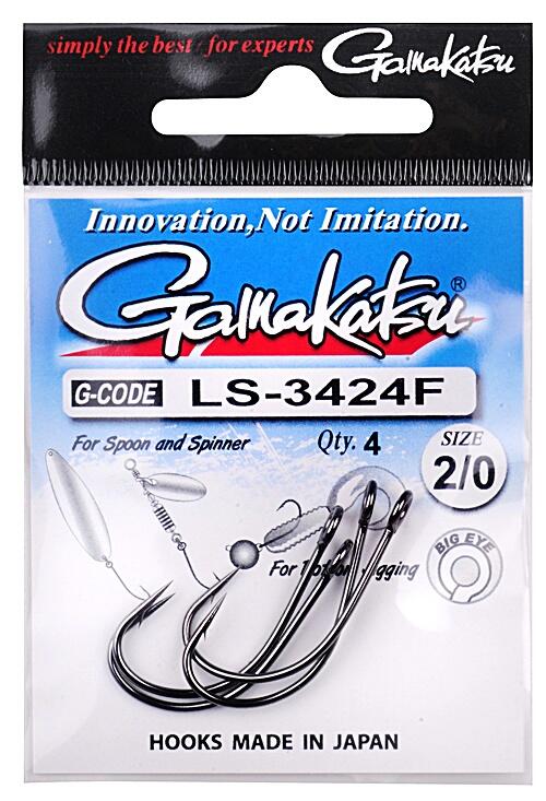 Gamakatsu Hook LS-3424F Gr.1 - Einzelhaken für Kunstköder 2/2