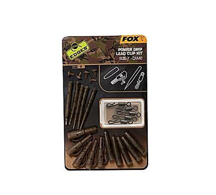 Kit de clip de plomb Fox EDGES™ Camo Power Grip (taille 7)