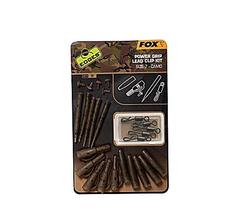 Kit de clip de plomb Fox EDGES™ Camo Power Grip (taille 7)