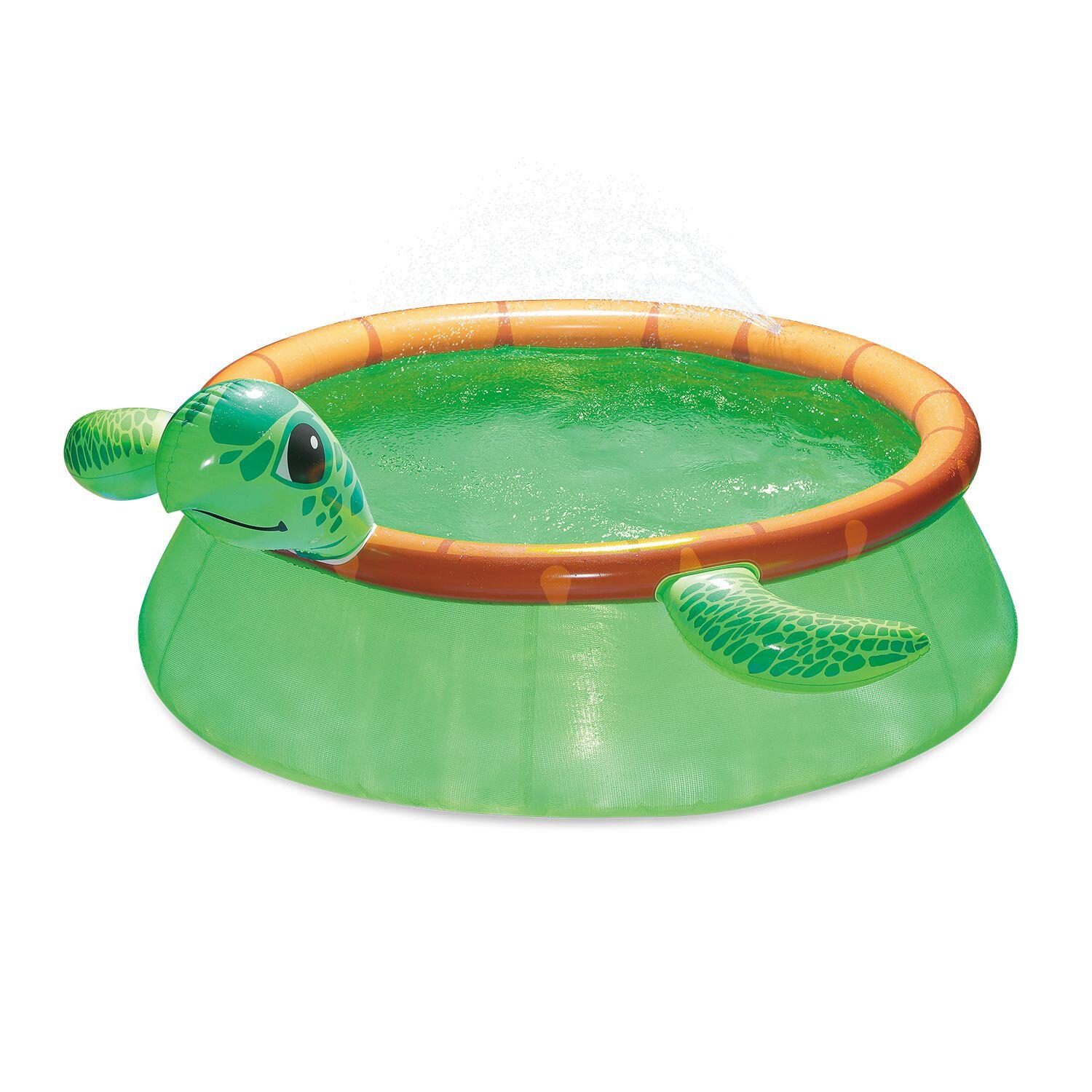 Summer Waves - Piscine Auto-stable Tortue Ø 1,83 M X 51 Cm Summer Waves - Piscine - Bleu - No Size - Decathlon
