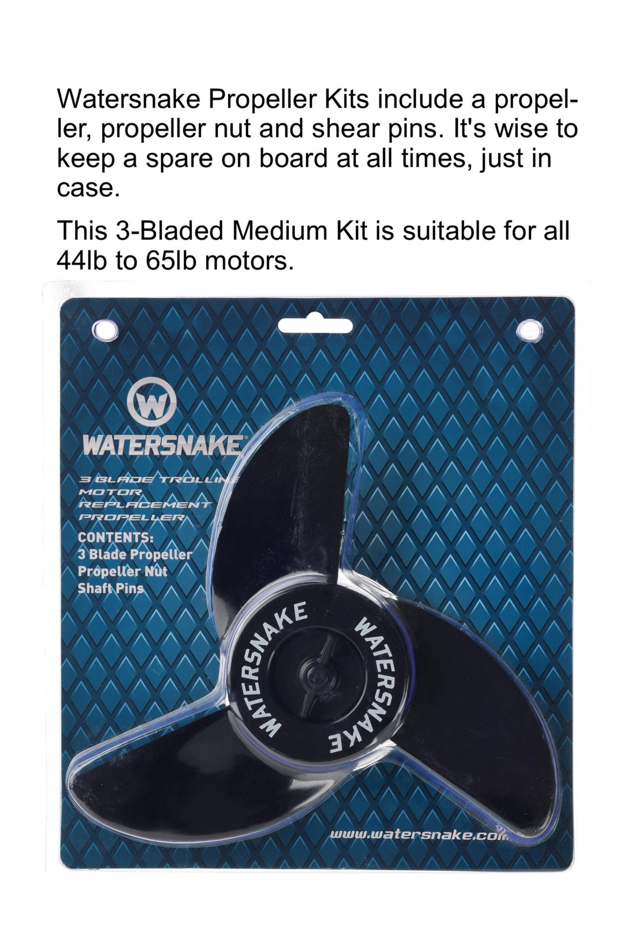 Watersnake 3-levelű propeller szett 44LB - 54 LB elektromos csónakmotorhoz 2/4
