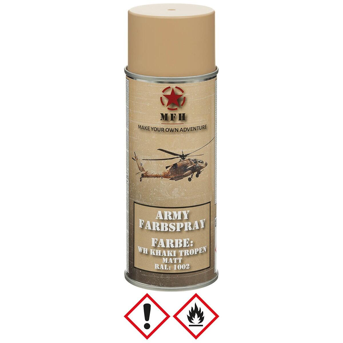 MFH Army Farbspray 400ml WH Khaki Tropen matt 2/2