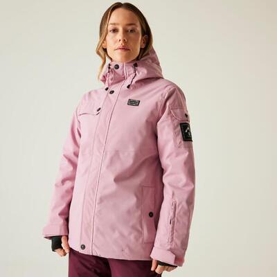 Gevulde jas hiking dames waterdicht ademend