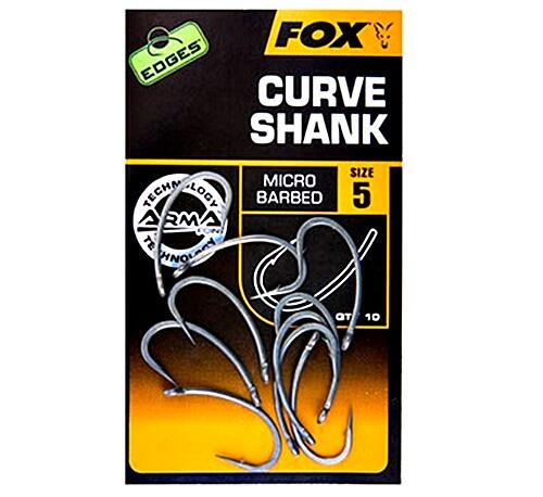 Haak Fox Curve Shank Edges taille 6 1/3