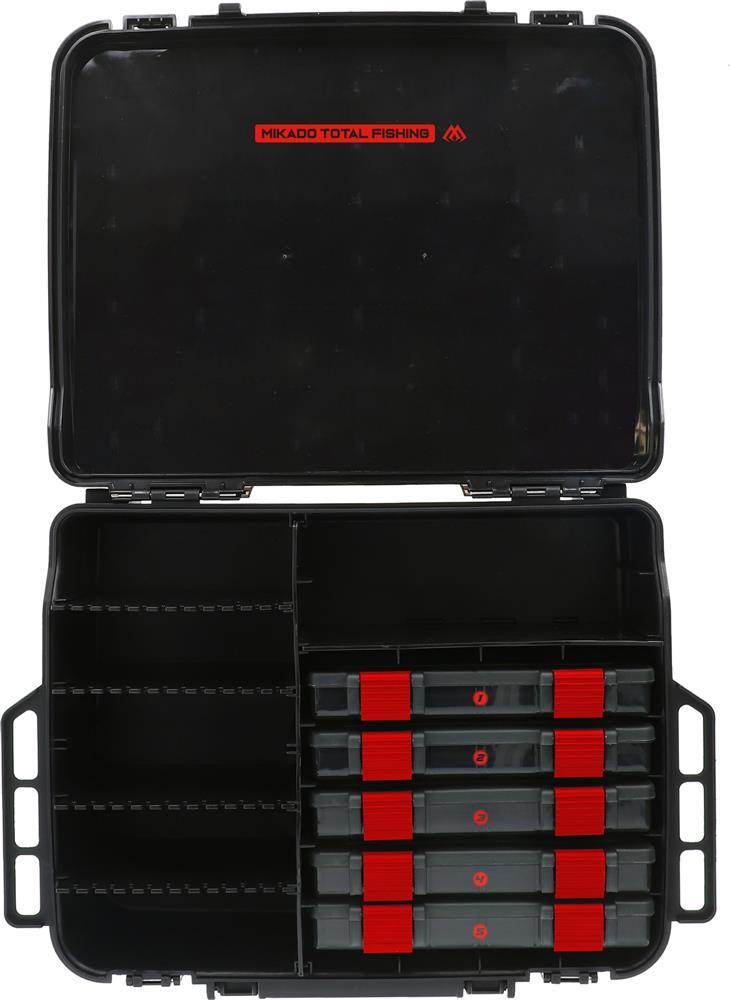 Boîte Mikado Two Compartment Jaws noire 47x34x19cm 2/2