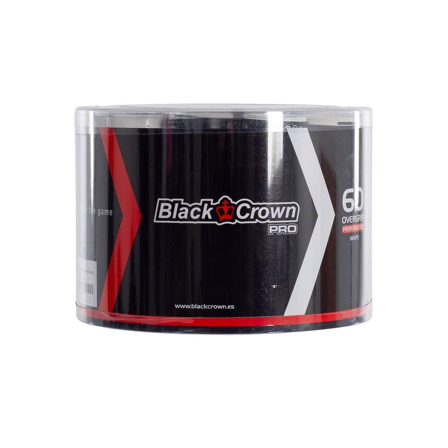 BLACK CROWN BUCKET 60 BLACK CROWN PERFORATED OVERGRIPS WHITE