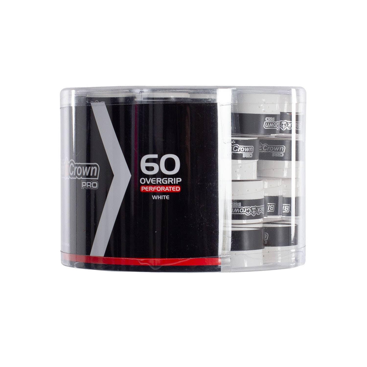 Secchiello 60 Black Crown Forato Overgrips Bianco 3/4