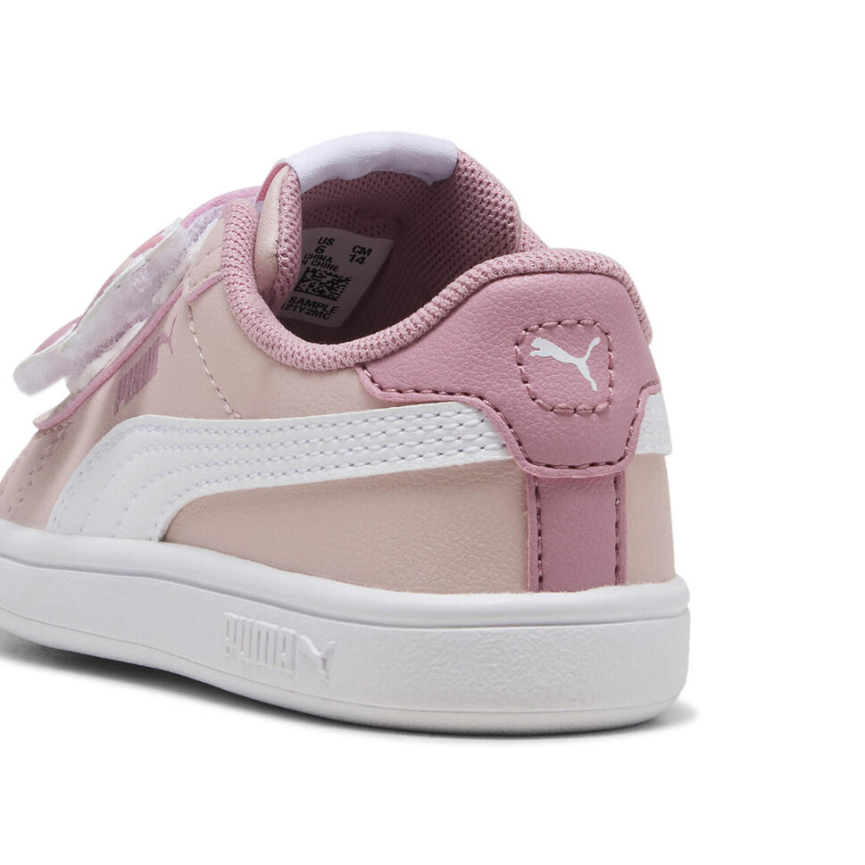 Sneakersy dla małych dzieci Smash 3.0 Badges PUMA Mauve Mist White Pink