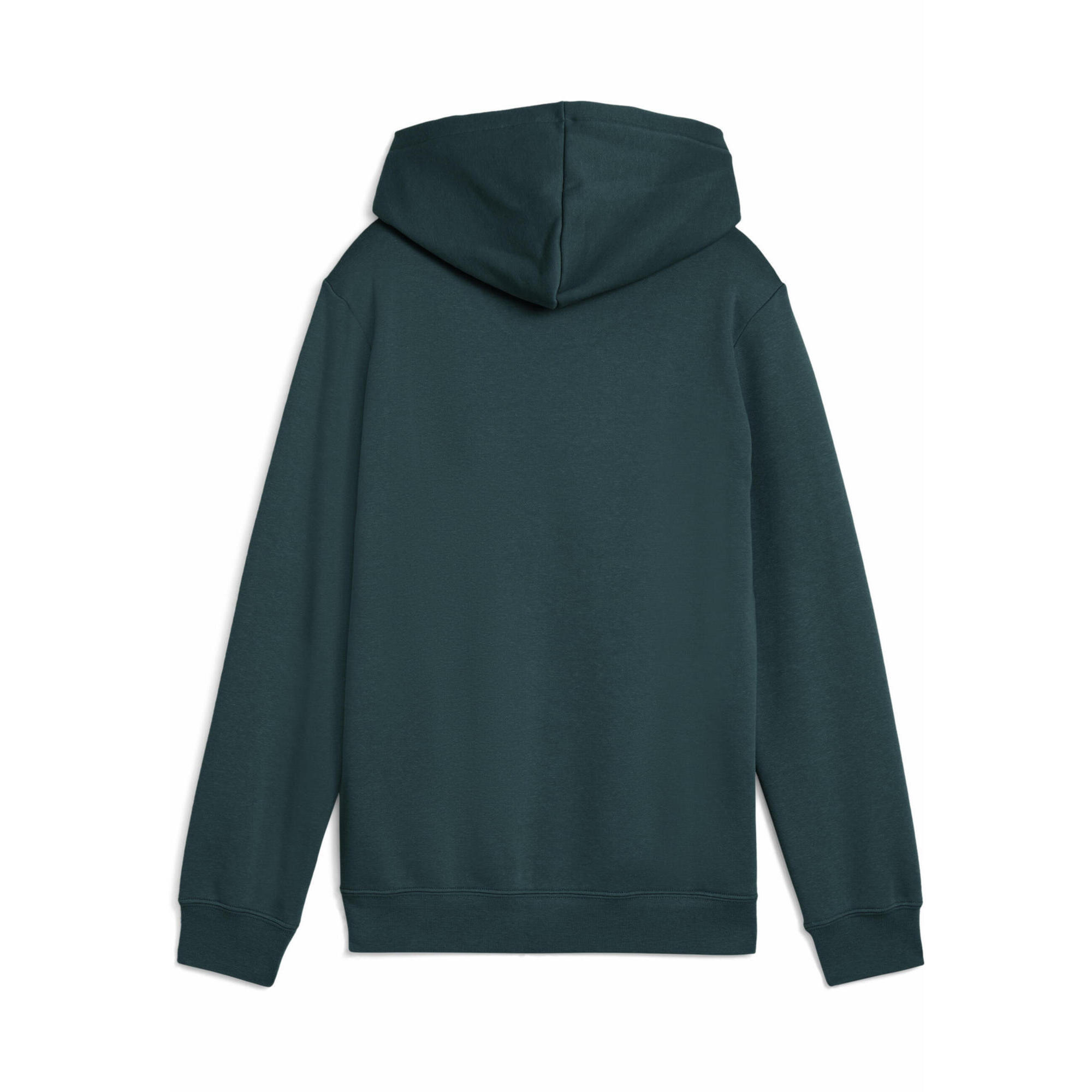 Młodzieżowa polarowa bluza z kapturem ESS z logo No. 1 PUMA Green Terrain