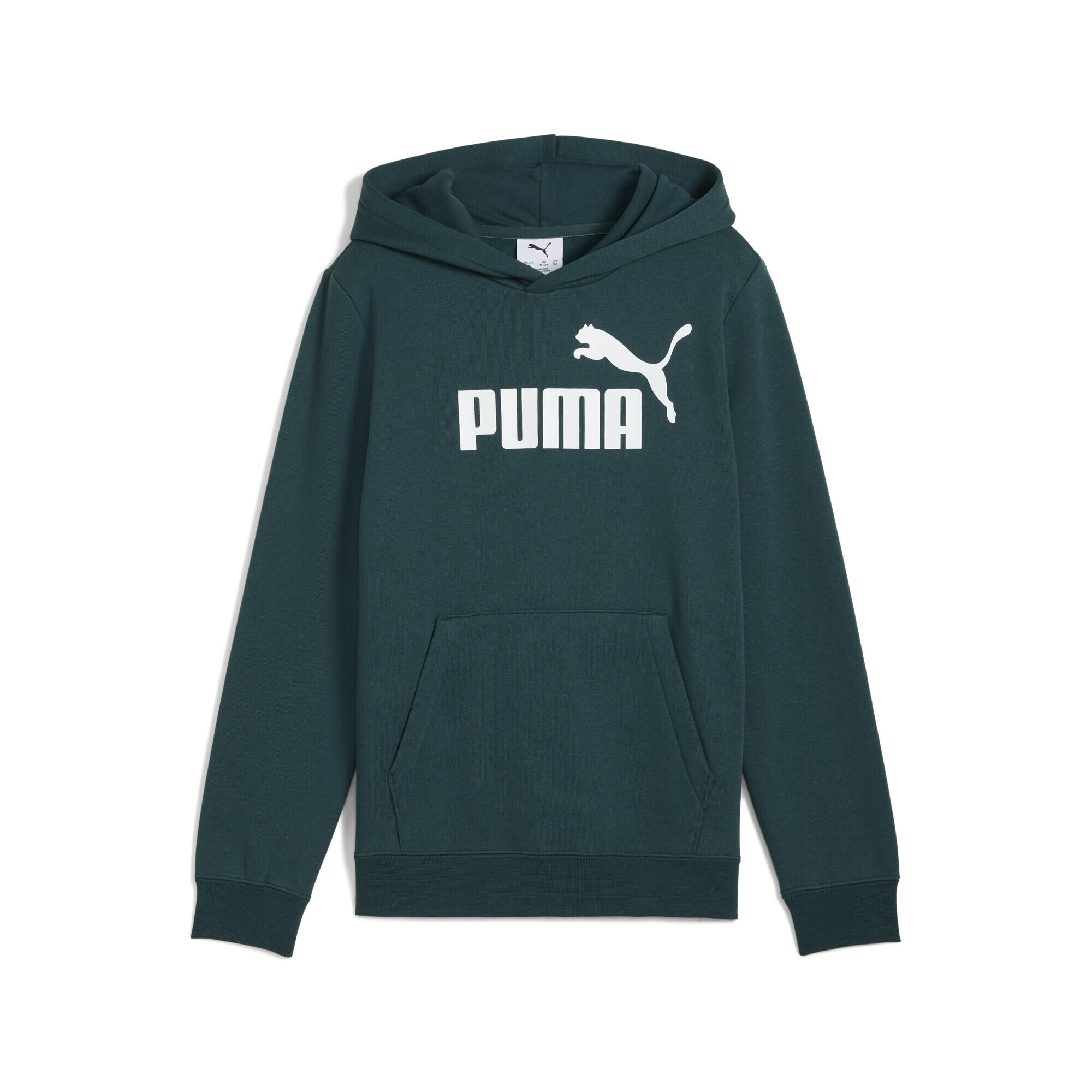 Puma - Hoodie En Molleton Avec Logo N° 1 Ess Enfant Et Adolescent Puma - Pull - Vert - Decathlon