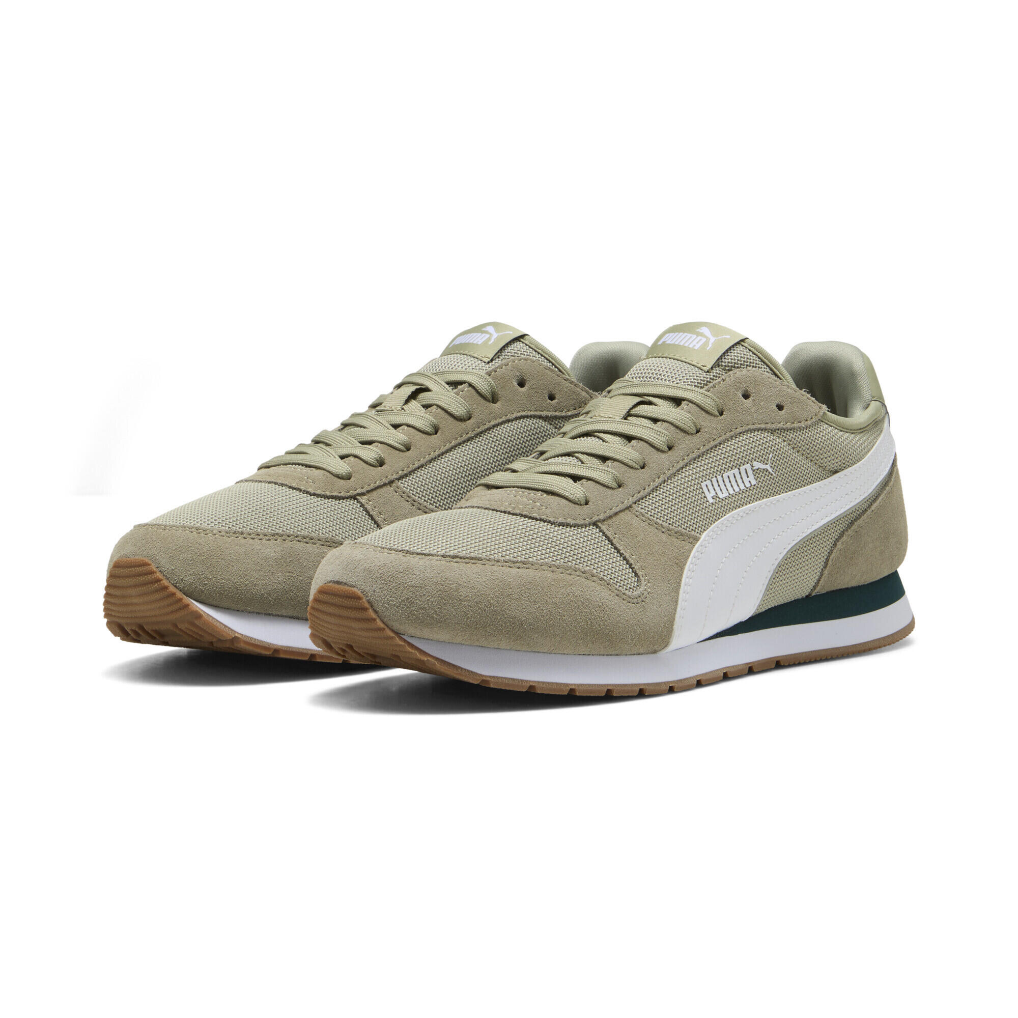 PUMA ST MILER Sneakers Erwachsene PUMA Lux Army White Gum Green Beige