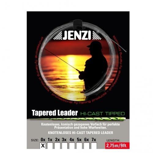 Jenzi Inspire Fly Leader 0x - Fliegenvorfach 0,30/0,57 240cm