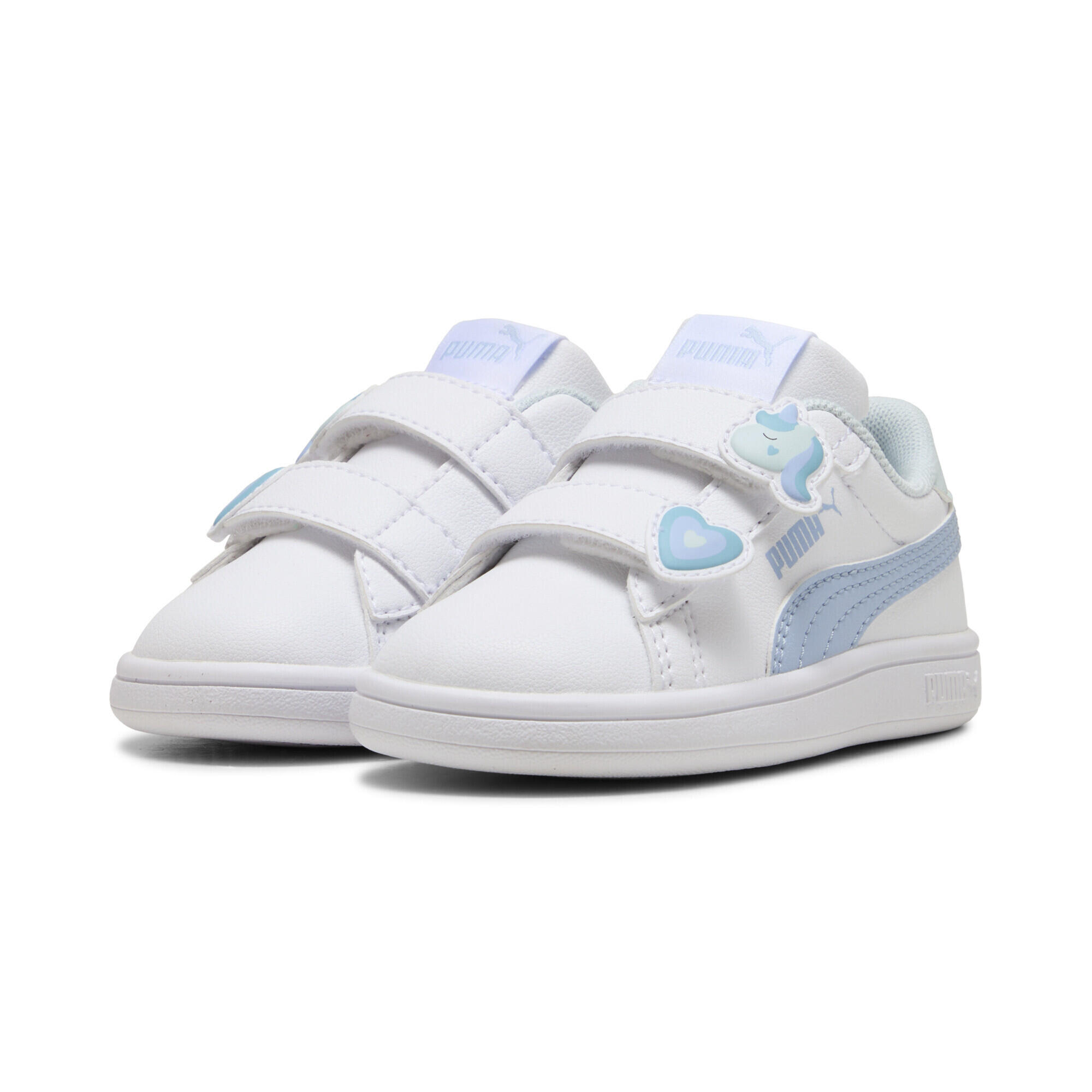 PUMA PUMA Smash 3.0 Badges Ténis para criança PUMA White Green Illusion