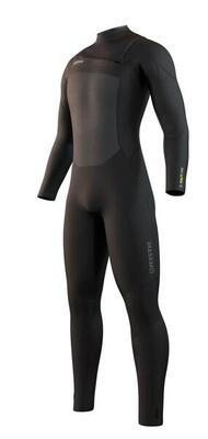 Mystic voltt wetsuit 5/4/3 frontzipip zwart