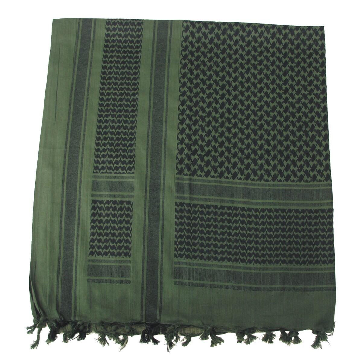 blntackle76 Großer Shemagh-Schal, arabischer Militär, taktischer Wüstenschal, Pali-Tuch 110 x 110 cm, 100% Baumwolle, für Männer und Frauen (blau schwarz