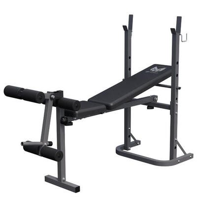 Gyronetics halterbank - fitnessbank - met leg curl - belastbaar tot 160 kg -
