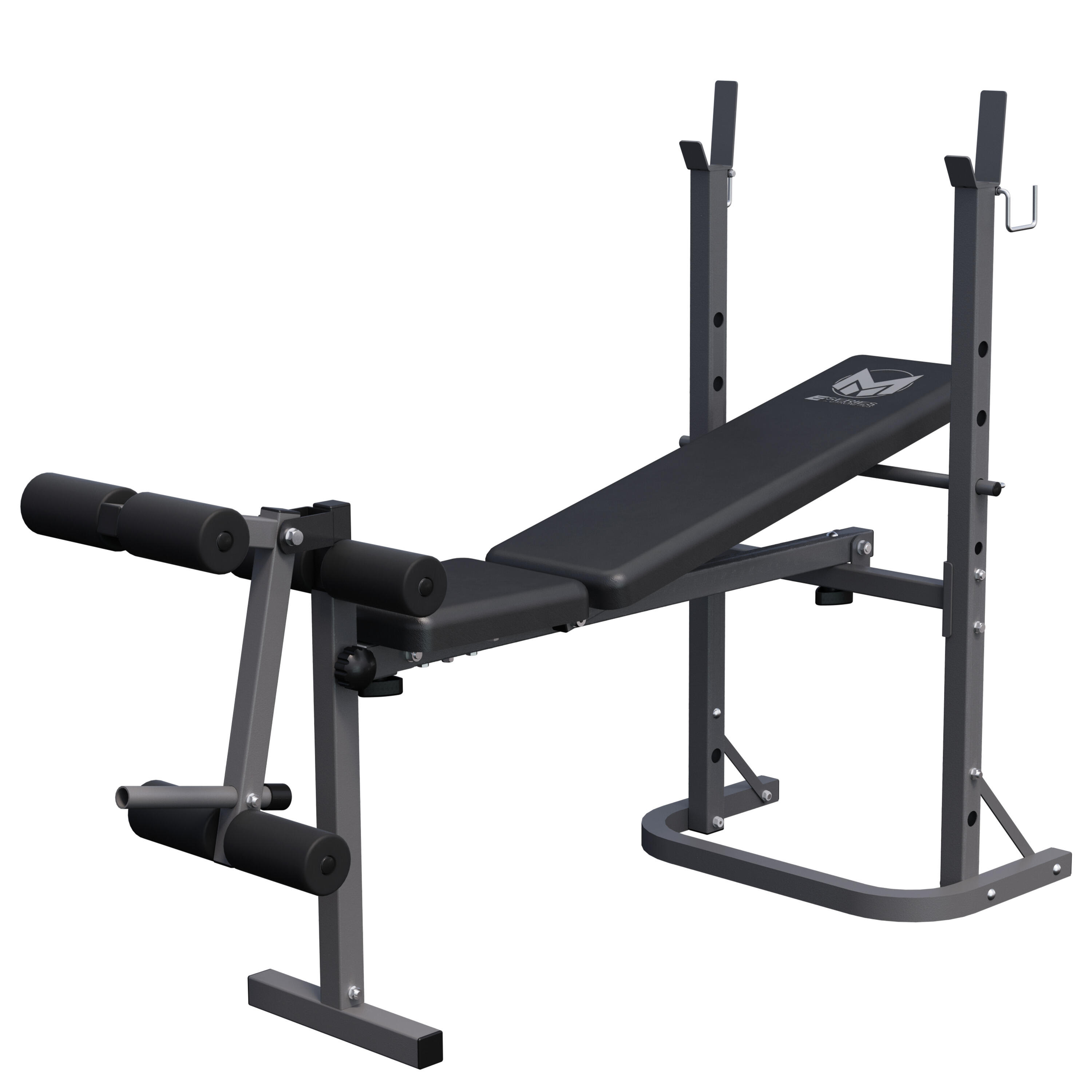 Gyronetics - Banc Developpé Couché Et Leg Pliable | Musculation | 25mm - Banc De Musculation - Noir - Taille Unique - Decathlon
