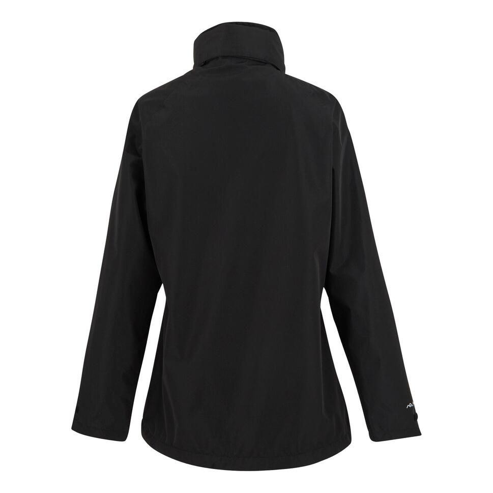 Damska kurtka przeciwdeszczowa z kapturem Regatta RWW457 800 czarny 3XL
