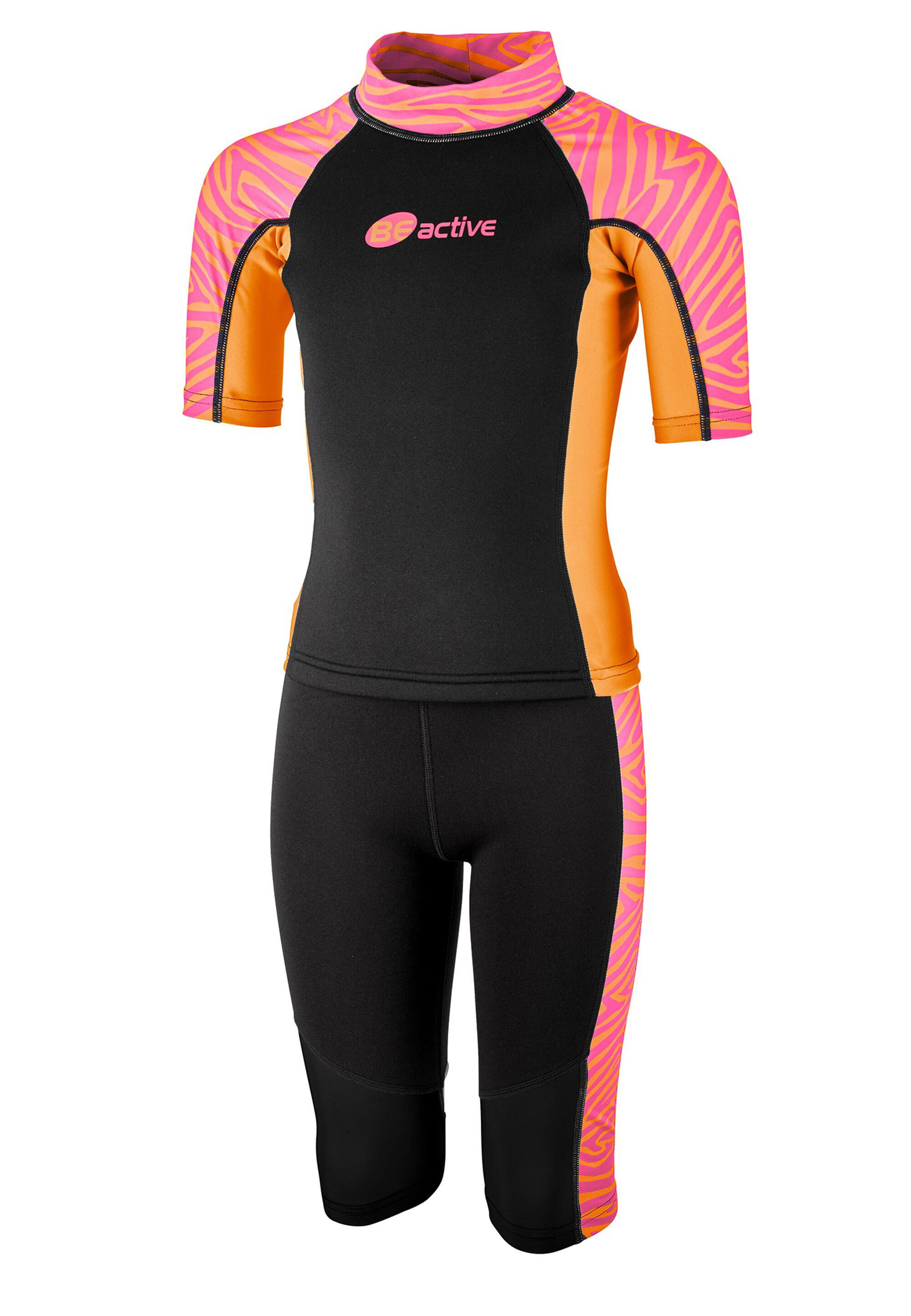 Neoprenanzug Neopren-Shorty BEactive Neopren Twins "Zebra Vibes" 2/5
