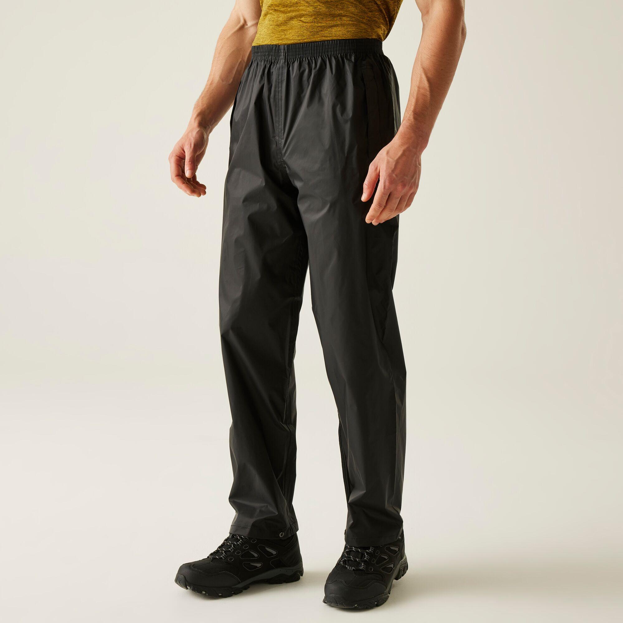 Regatta - Surpantalon Technique Imperméable Et Respirant Pack-it - Cuissard De Chasse - Noir - Decathlon