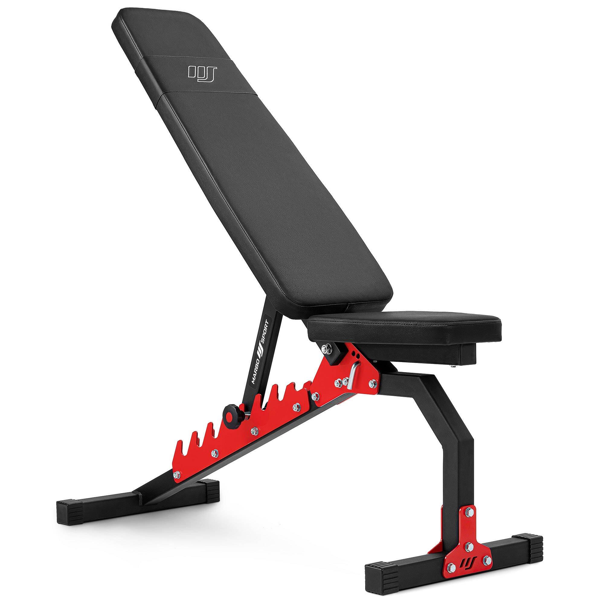 Set per allenamento muscolare con panca regolabile e supporti per bilanciere 2/3