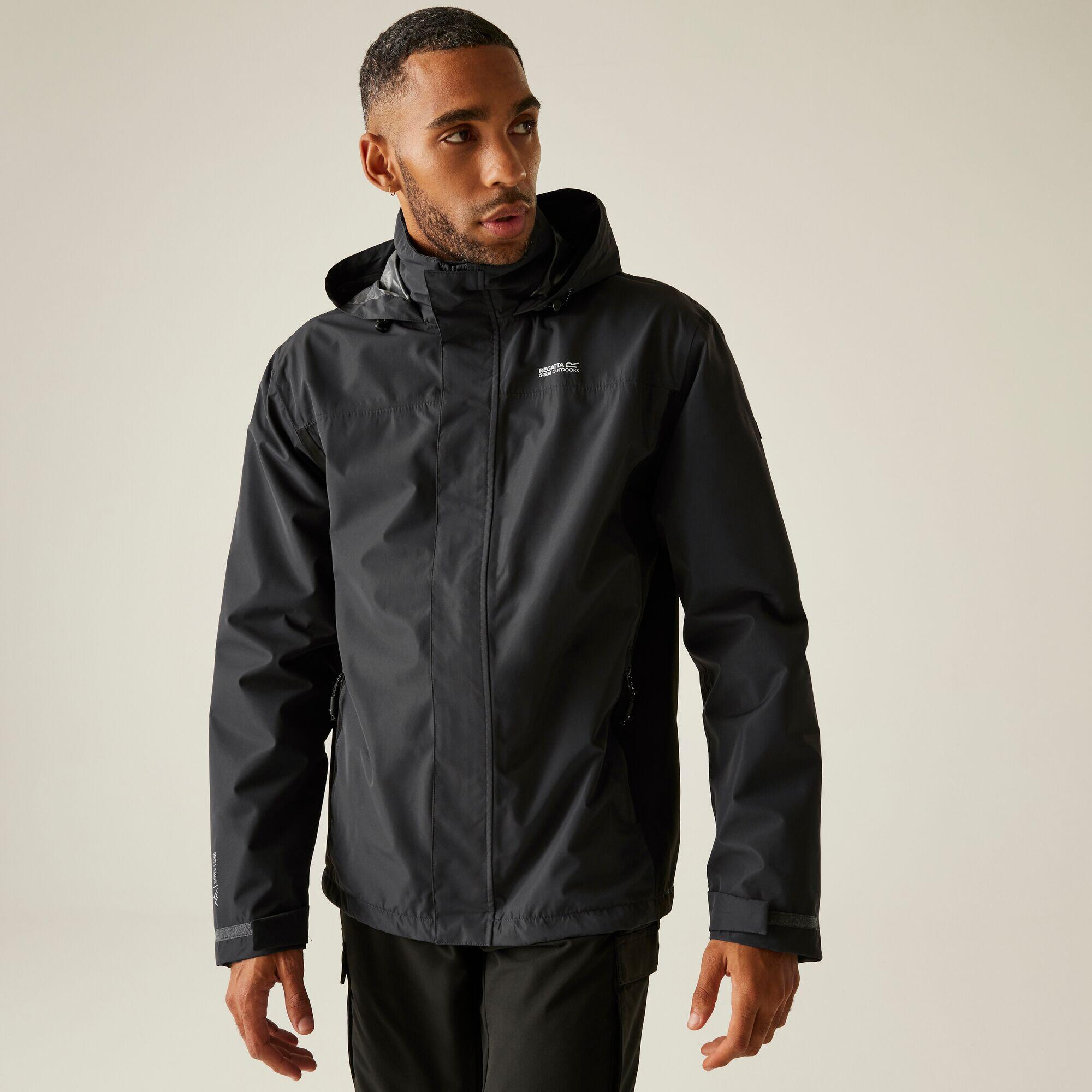REGATTA Herren Wandern Jacke Wasserdicht - Matt II, blau