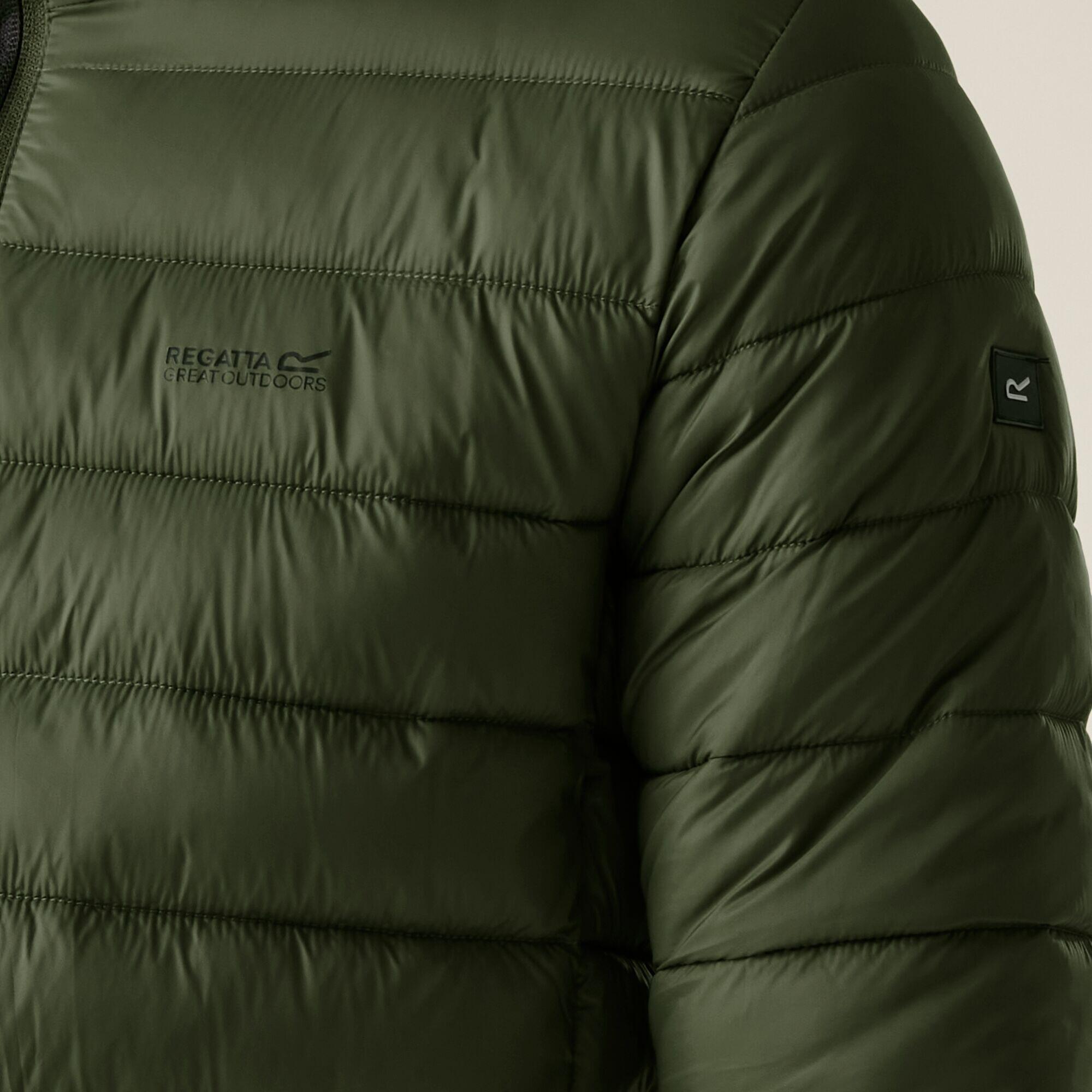 Marizion Mens Water Repellent Hooded Baffled Jacket 4/7